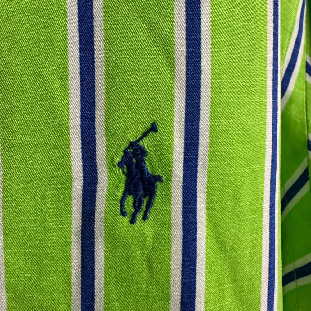 Ralph Lauren Custom Fit Silk & Linen Custom Fit Button Down XL Extra Large - Picture 6 of 9